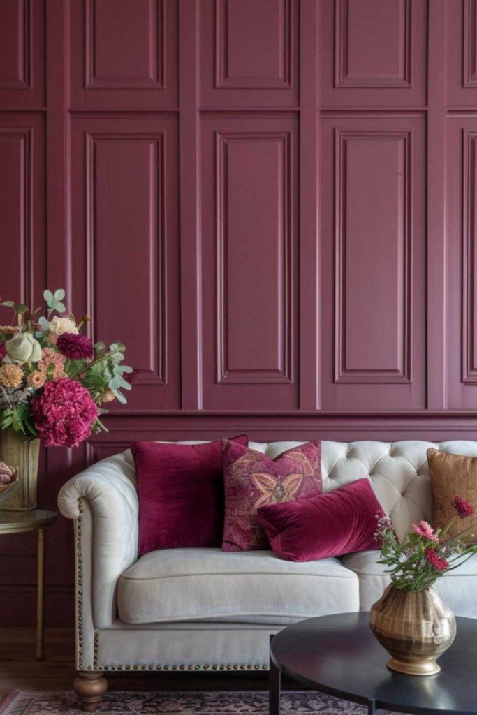 Design a⁣ feature wall ‌using ⁢shiplap or⁢ wainscoting in your Burgundy Kitchen