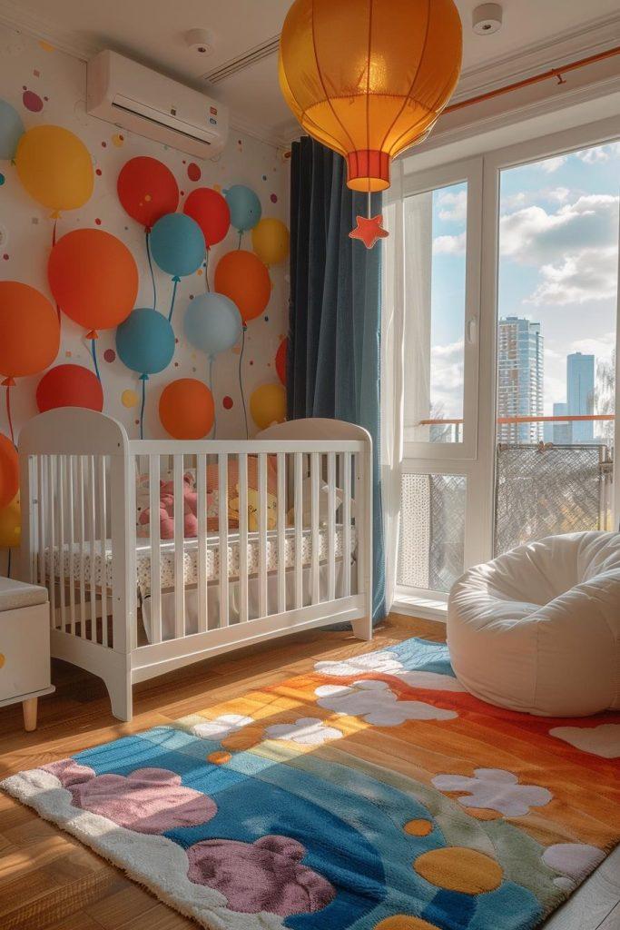 Bright, geometric shapes‌ can energize⁢ any boy nursery design