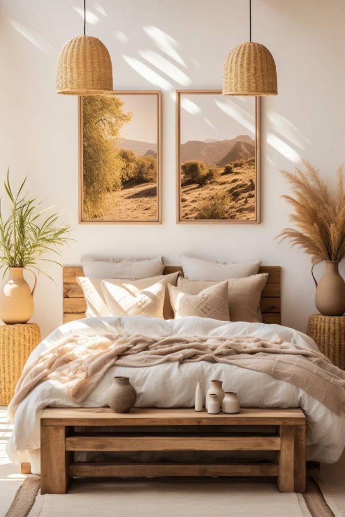 Opt⁣ for⁤ light wood or metal finishes in your minimalist bedroom