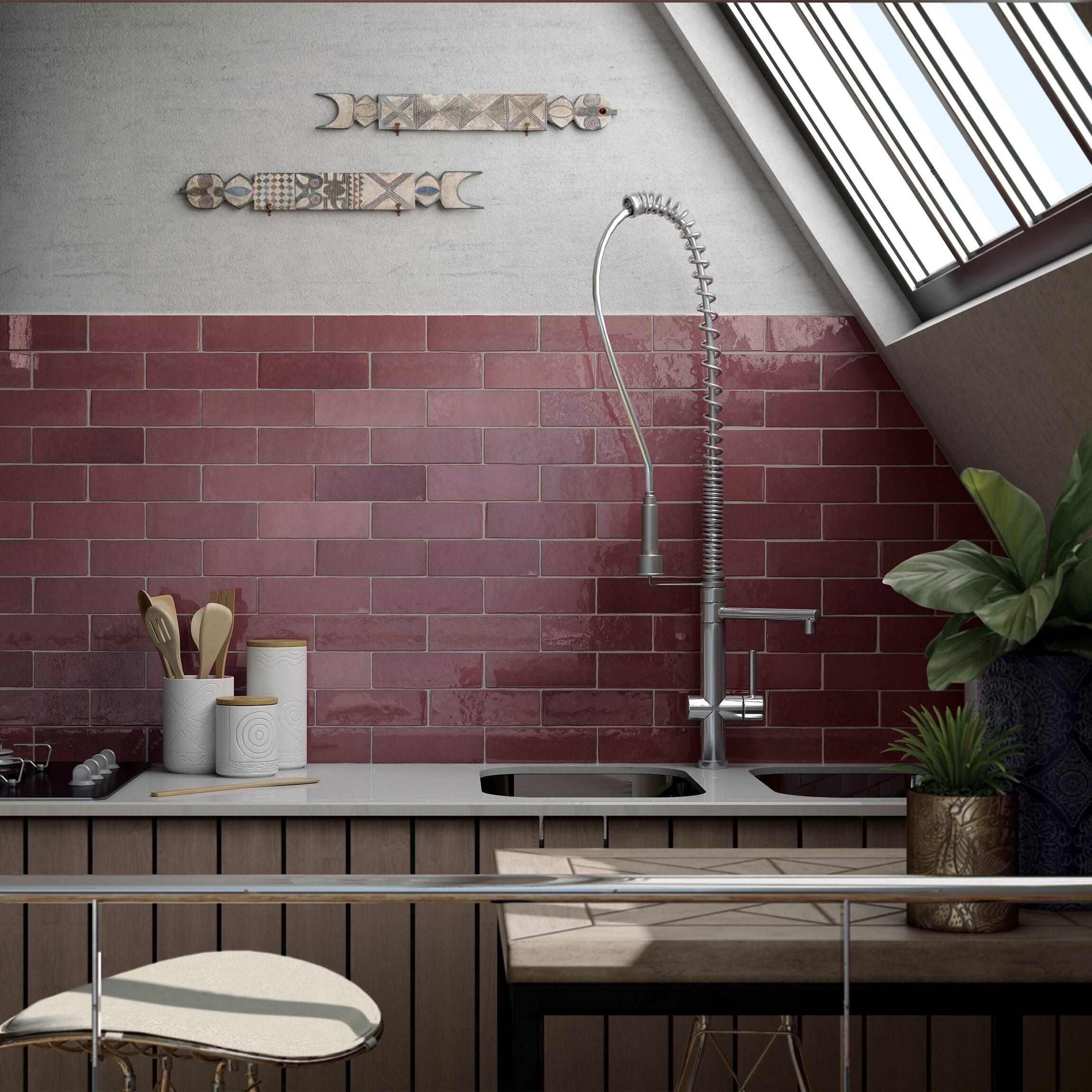 Choose vibrant backsplash​ tiles that complement your Burgundy ​Kitchen’s color palette