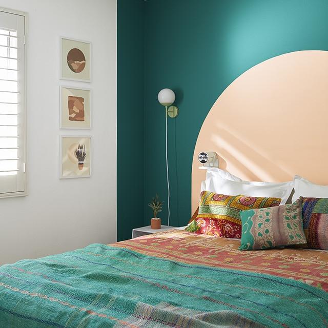 Bedroom‍ Trend: Create an accent wall with‌ bold paint