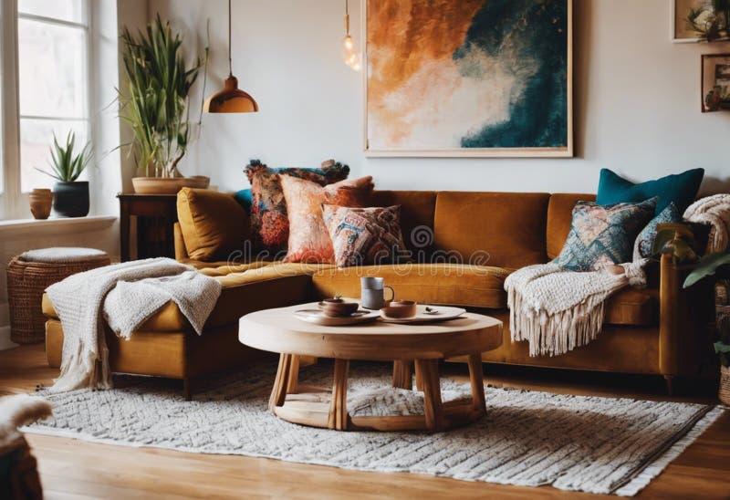 Layer‍ bold textiles ⁢to create warmth in your ⁢eclectic living⁣ room