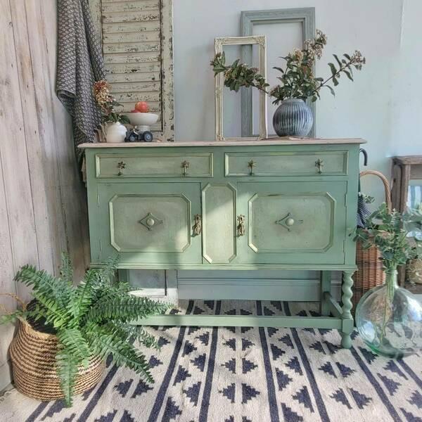 Use vintage furniture pieces to give character ​to your Boho Living Room