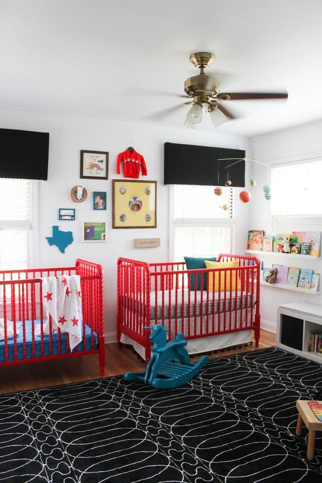 Playful⁣ ceiling designs⁣ add whimsy to your ‌boy nursery space