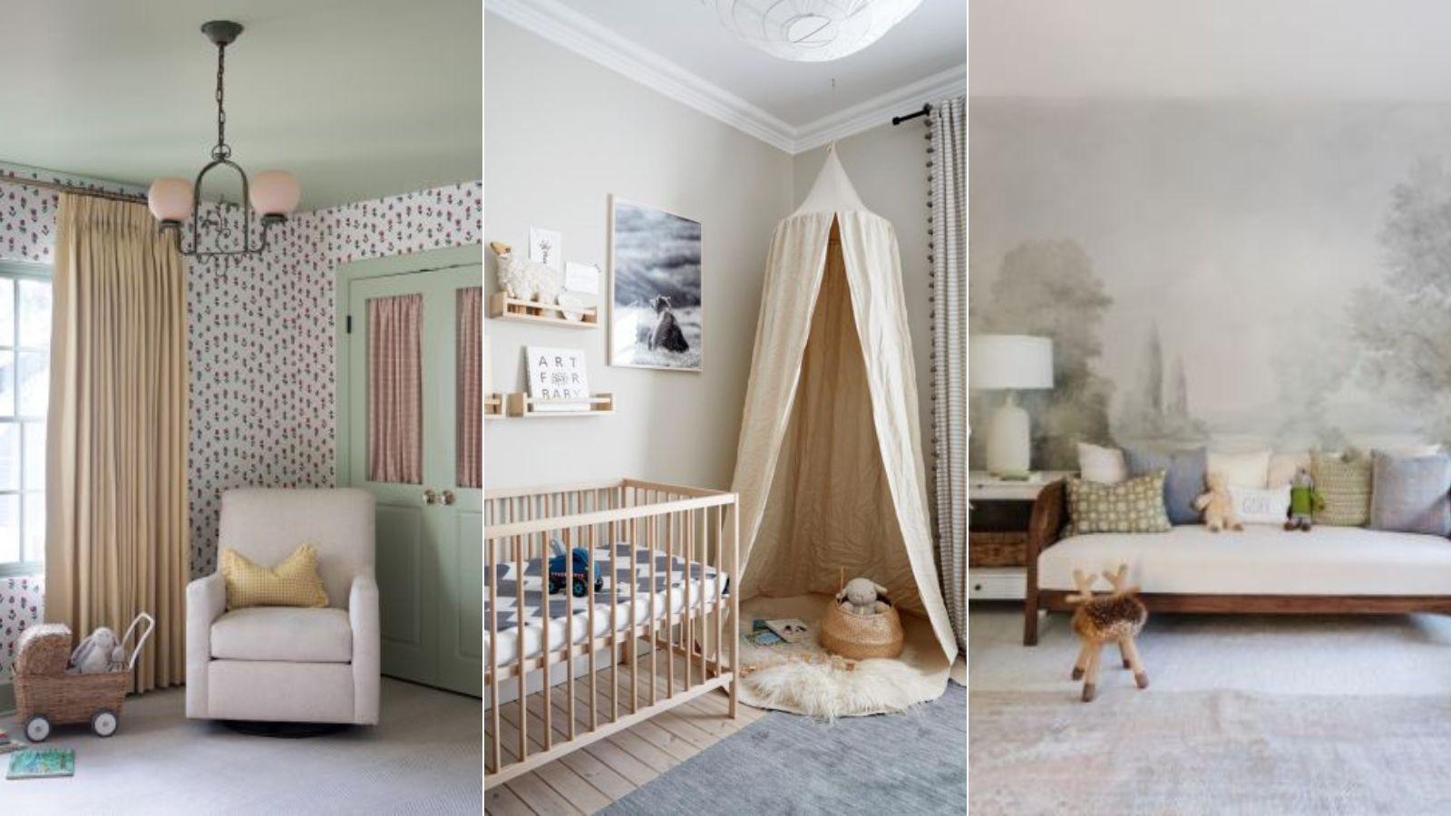 Calming color palette to soothe in your Nursery Nook