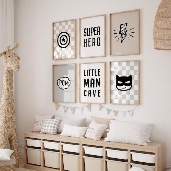 Superhero ⁤Central: Celebrate your childs favorite heroes‌ with bold colors and comic book art ⁣in your boy nursery