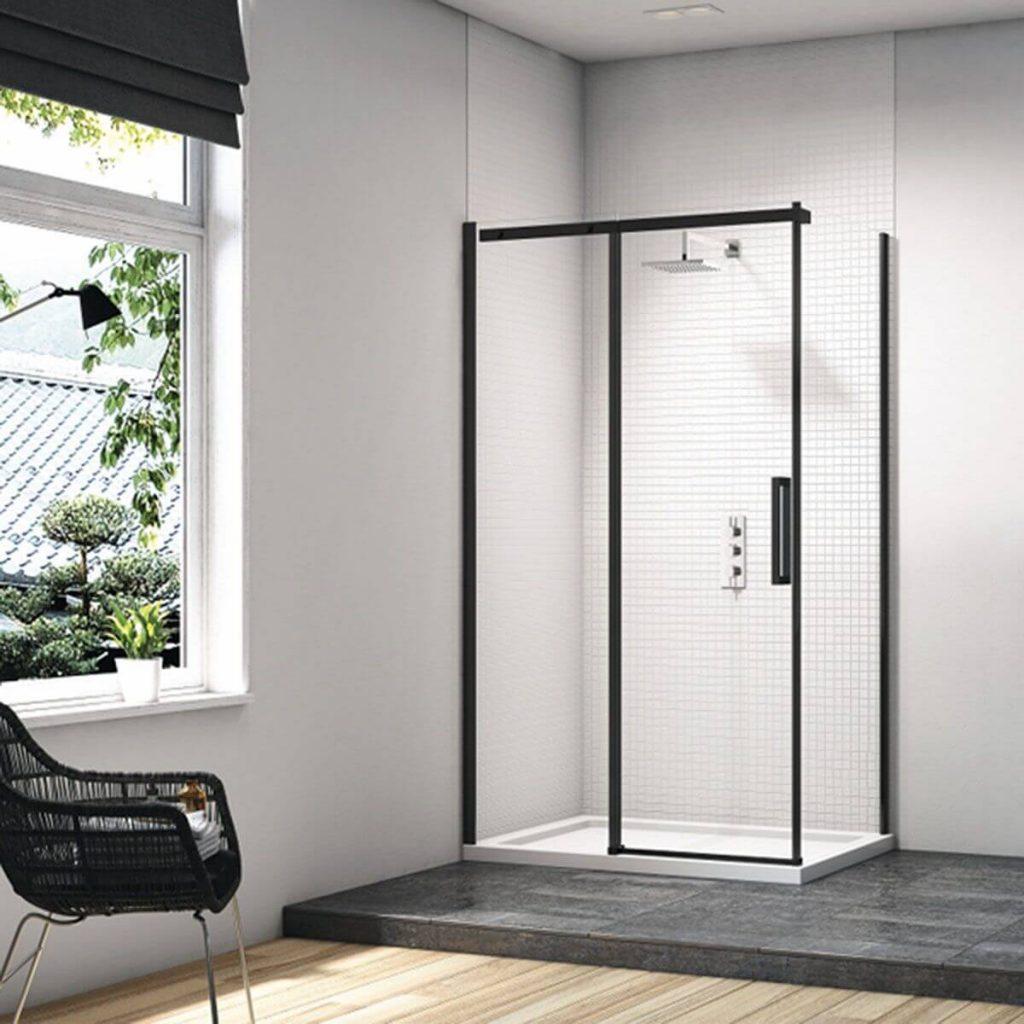 Opt for a sliding door to save ⁢space in a small bathroom