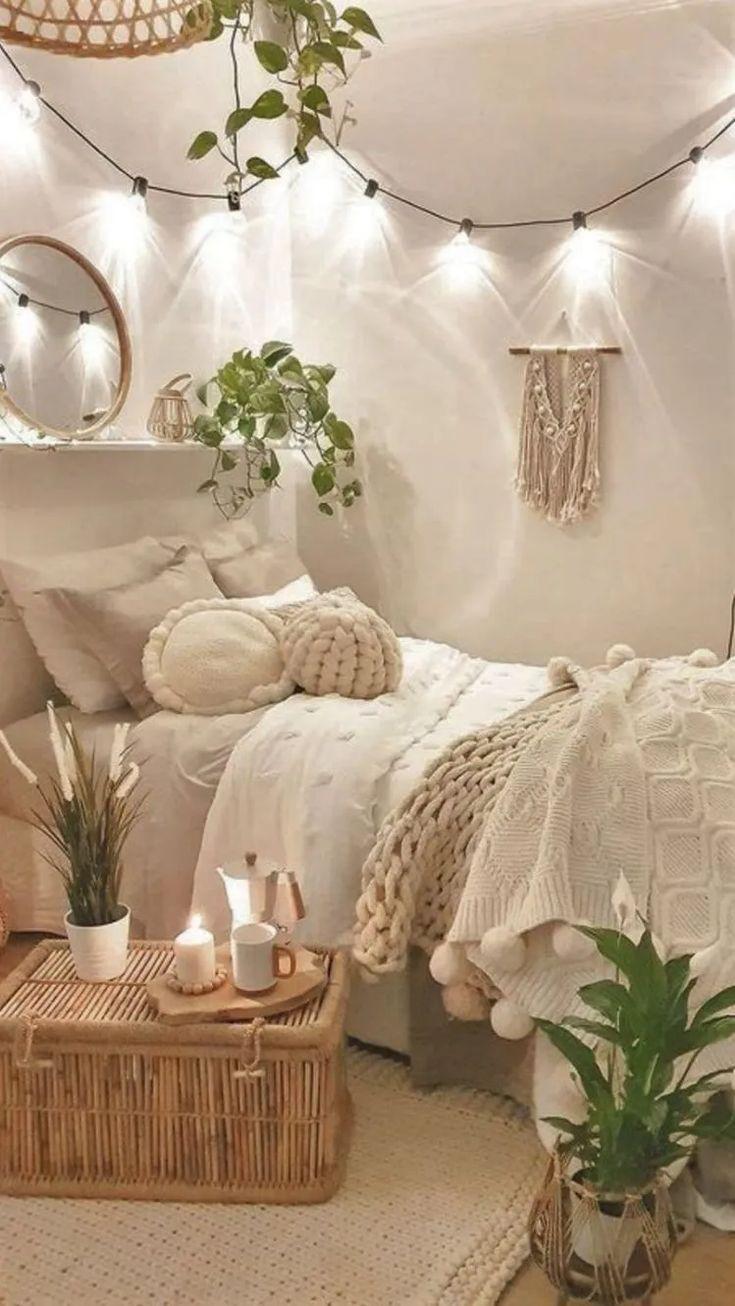 Incorporate plants for a fresh touch in your teen girl bedroom