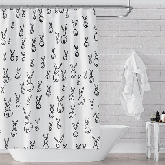 Feature a whimsical shower curtain to add character and charm