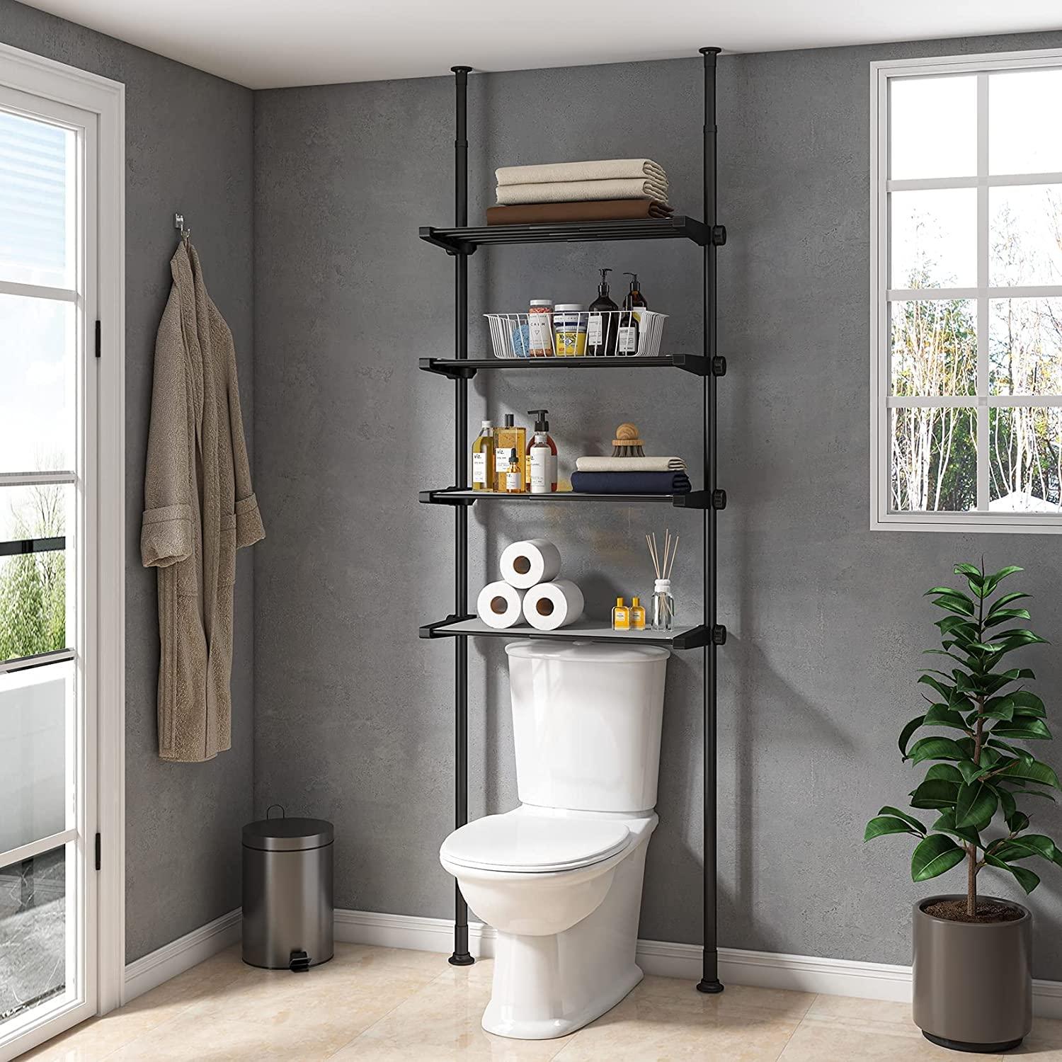 Utilize ‍the space above the toilet for additional storage in narrow bathrooms