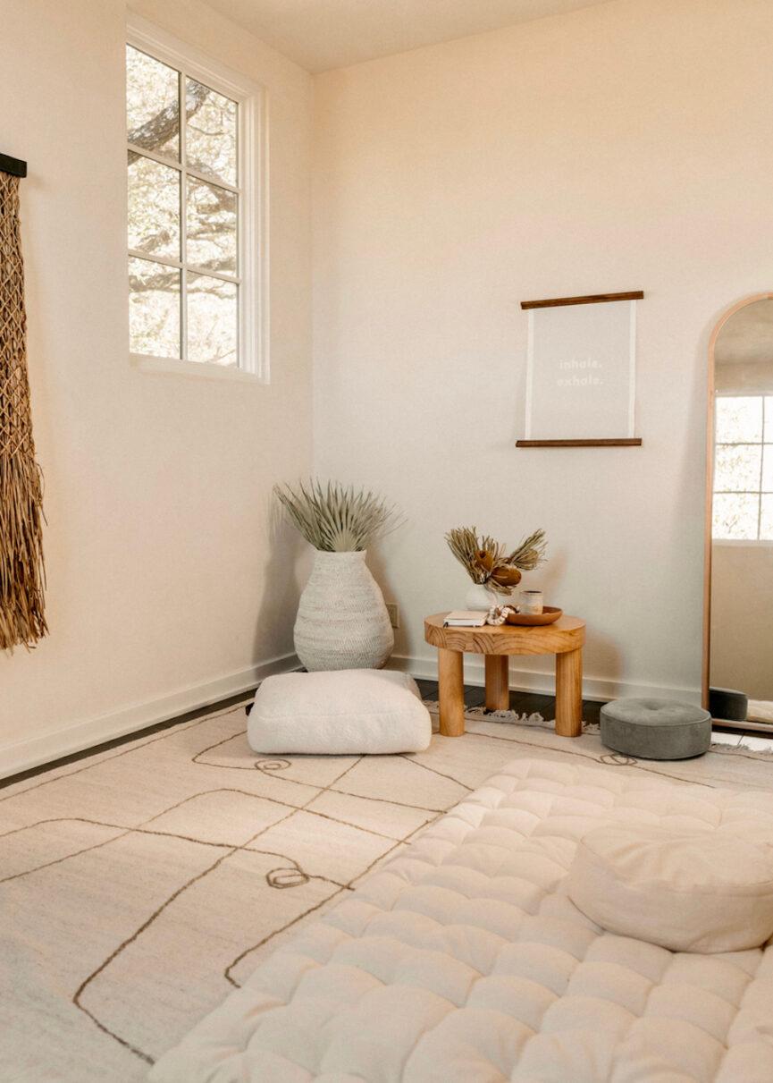 Designate a space⁢ for ​mindfulness practices in ‍your Minimalist⁢ Bedroom