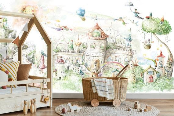 Magical castles as nursery decor transform a Boy‌ Nursery into ⁣a ​fairy tale