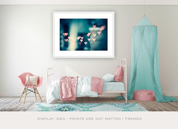 Personalize your teen girl bedroom with a photo wall of favorite memories