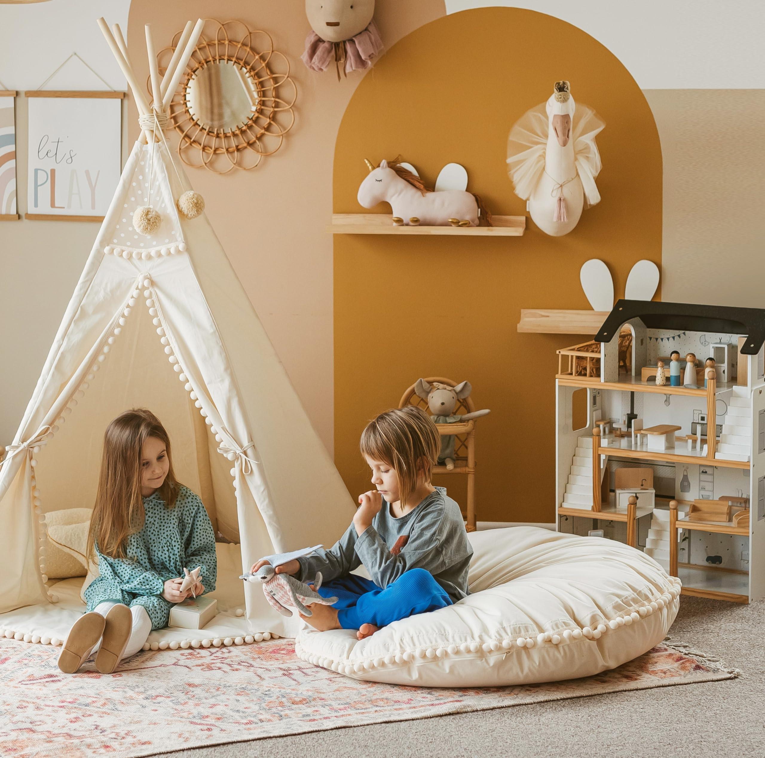 Floor ‌cushions for interactive playtime in ​your nursery nook