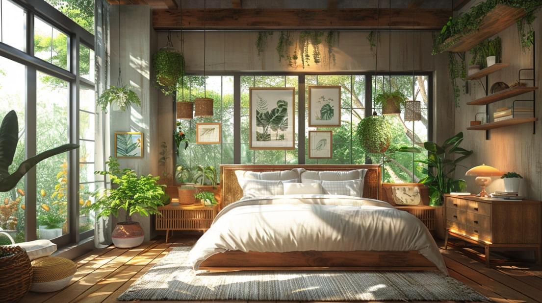 Sustainable Materials: Eco-friendly furniture as a popular bedroom trend