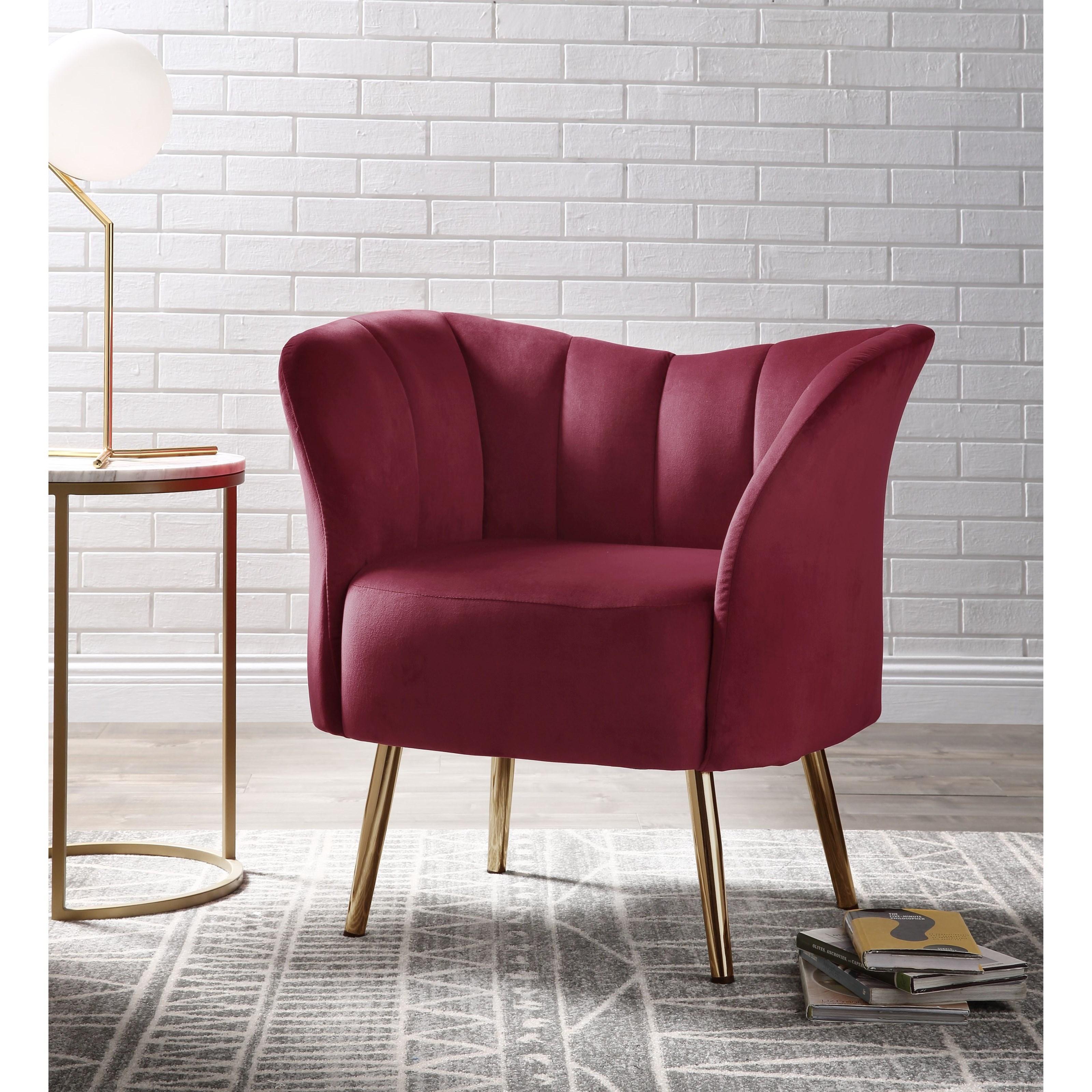 Incorporate an accent chair that complements your Burgundy Bedroom scheme