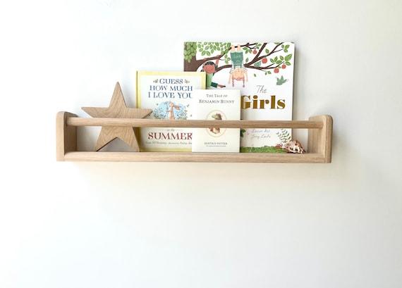 Floating shelves displaying beloved books in your ⁢Nursery Nook