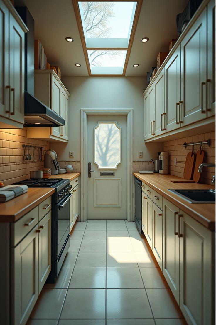 Design with vertical storage solutions to ⁤save floor space‌ in⁣ your Galley Kitchen