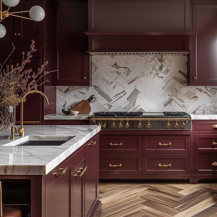 Incorporate unique artwork to personalize ⁤your Burgundy‌ Kitchen walls