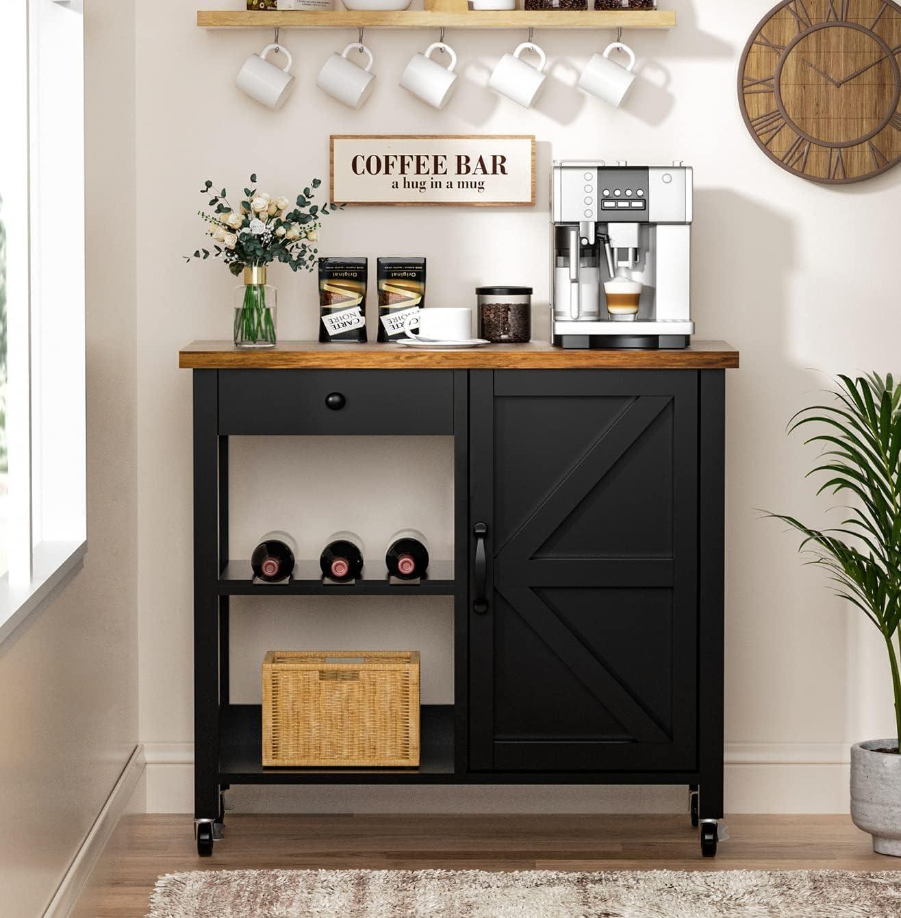 Create⁤ a designated coffee corner for a personal ‍touch in your ‌Farmhouse Kitchen