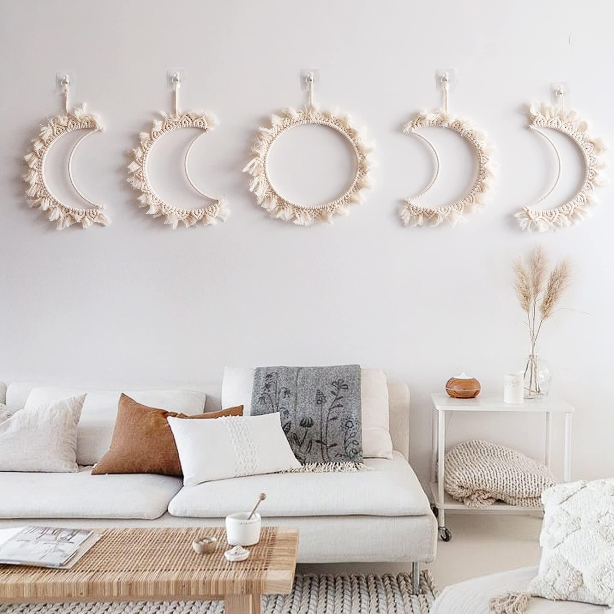 Incorporate handmade crafts for unique charm in your Boho Living Room