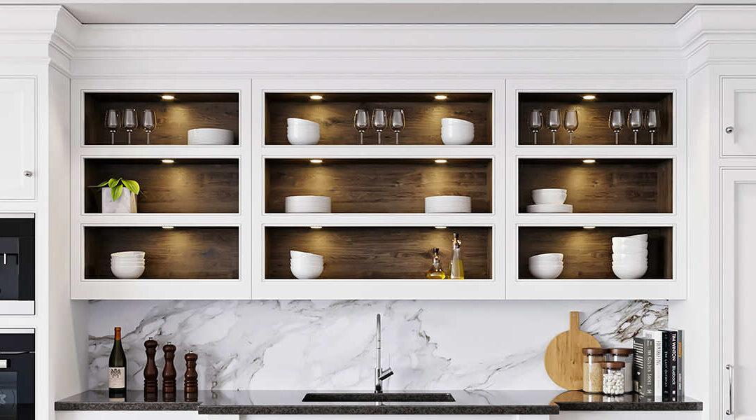 Open shelving: Showcase⁢ your favorite dishes ⁣while ⁣making‌ your⁤ kitchen feel more⁣ spacious