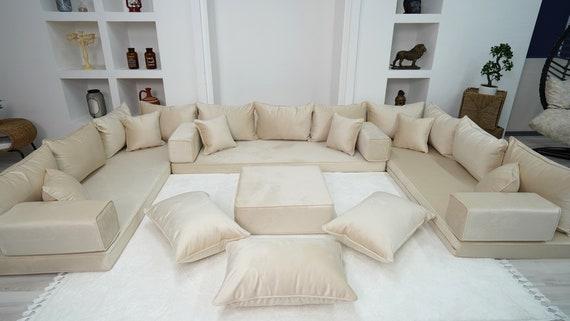 A cozy sectional sofa invites relaxation in your living room setup