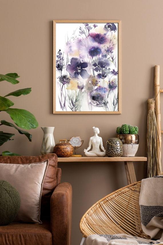 Hang nature-inspired⁢ artwork to ‌enhance ​the earthy⁣ vibe of your ⁤living room