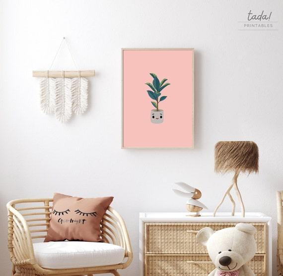 A small potted plant breathes⁢ life into your nursery nook