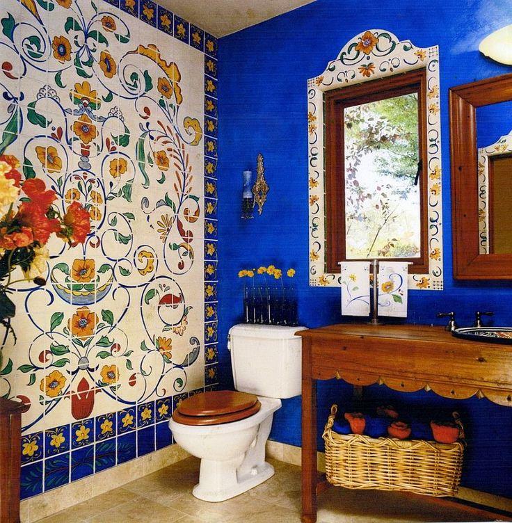 Feature⁤ handmade pottery ‌for a unique touch in ​your eclectic bathroom