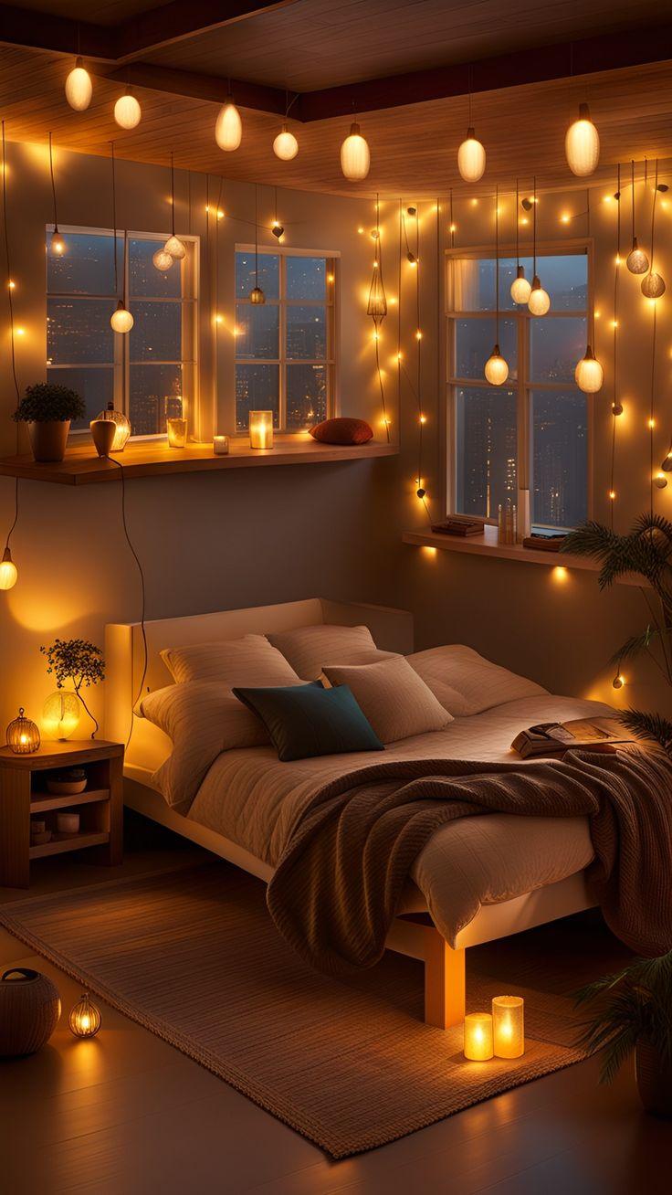 Layered lighting to create different ⁢moods in​ the teen bedroom