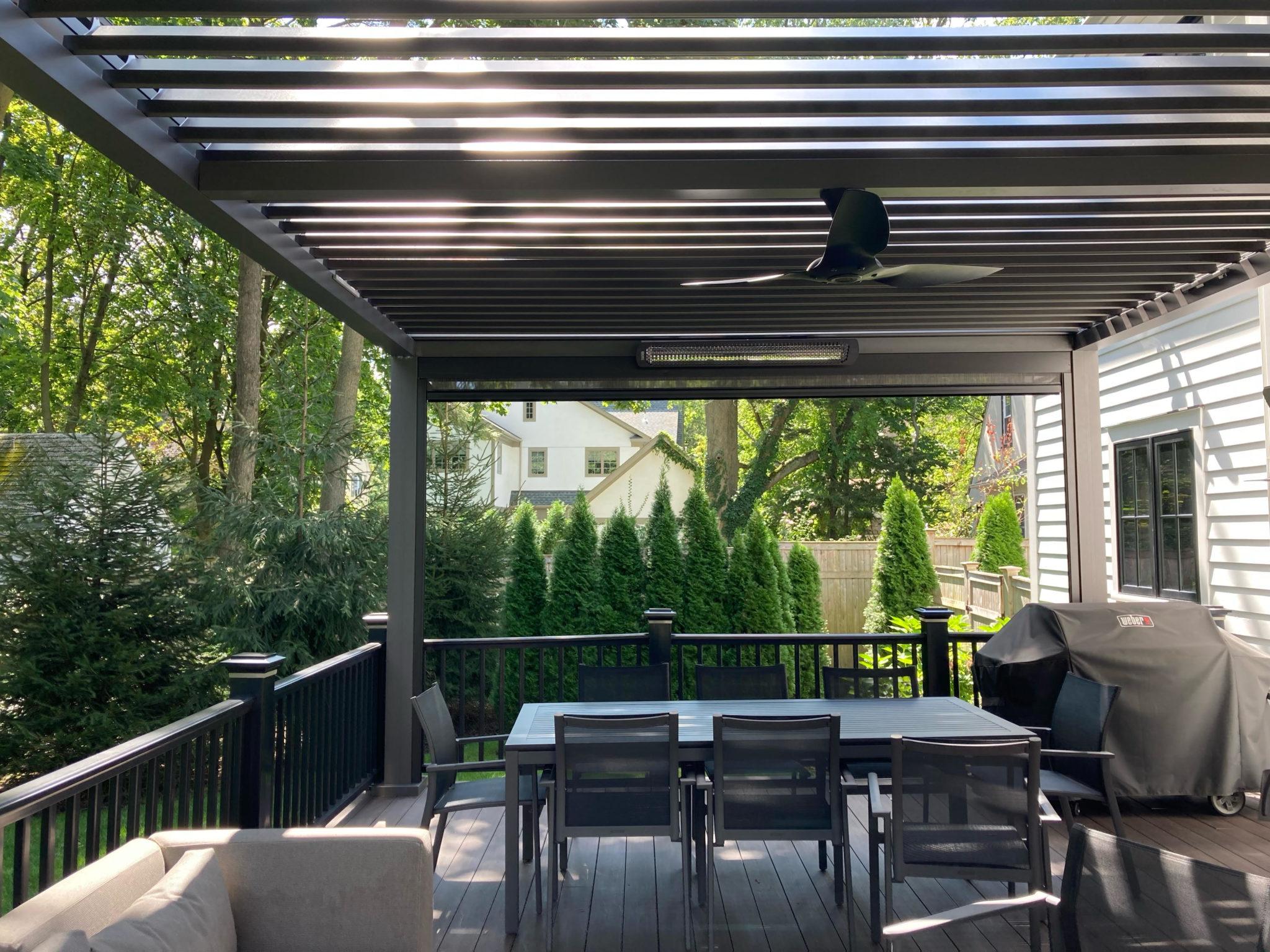 Smart home ​technology to control lighting and temperature on ‍your ​screened porch