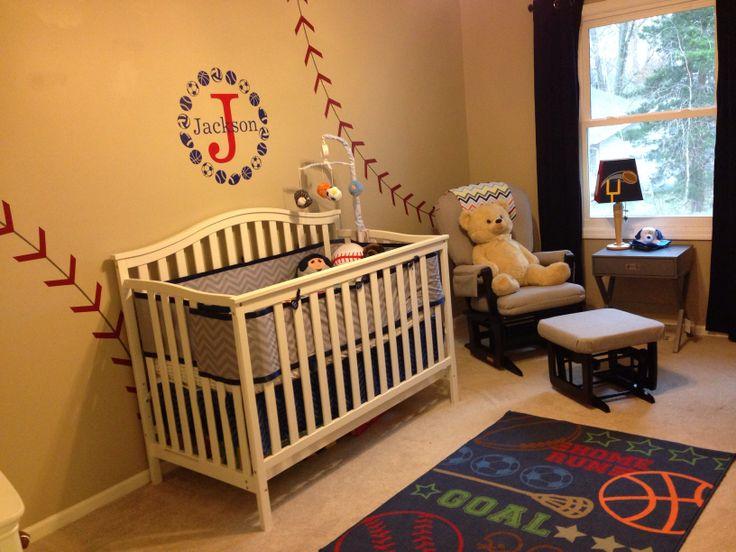 Sports Fanatic: Showcase‌ the Favorite Teams in Your Boy Nursery ​Design