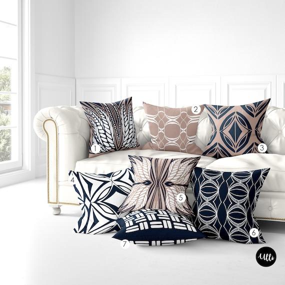 Mix and match throw pillows for an eclectic feel in your Boho Living Room