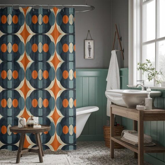 Utilize patterned curtains to add ‍drama to ‌your eclectic bathroom