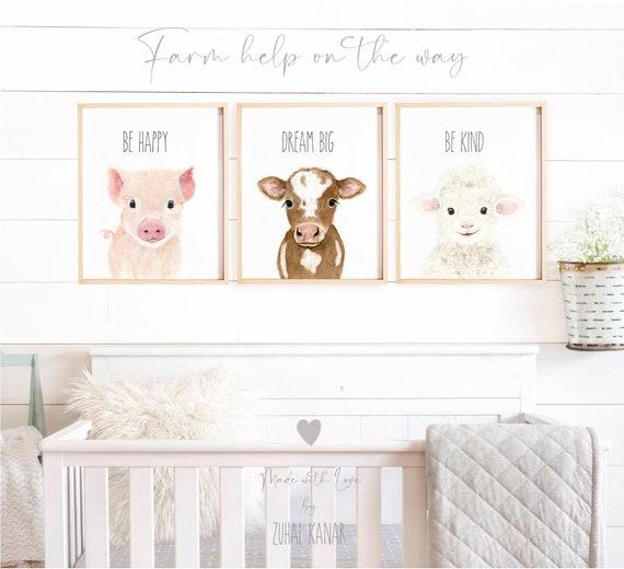 Farmyard Friends: Create a boy ​nursery with farm-themed décor ⁤and⁤ animal plushies