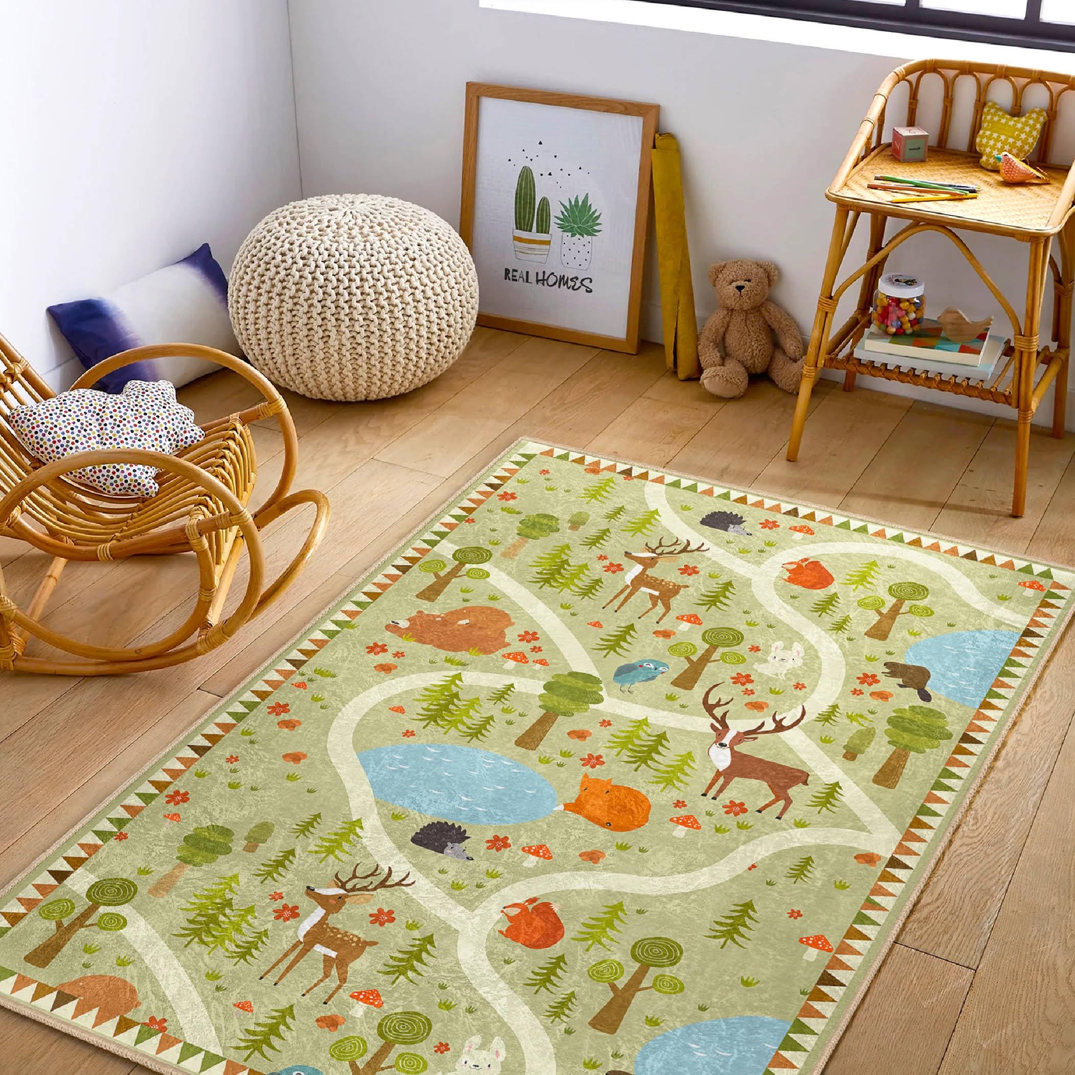 A play‌ mat transforms the nursery nook into ​adventure ​central