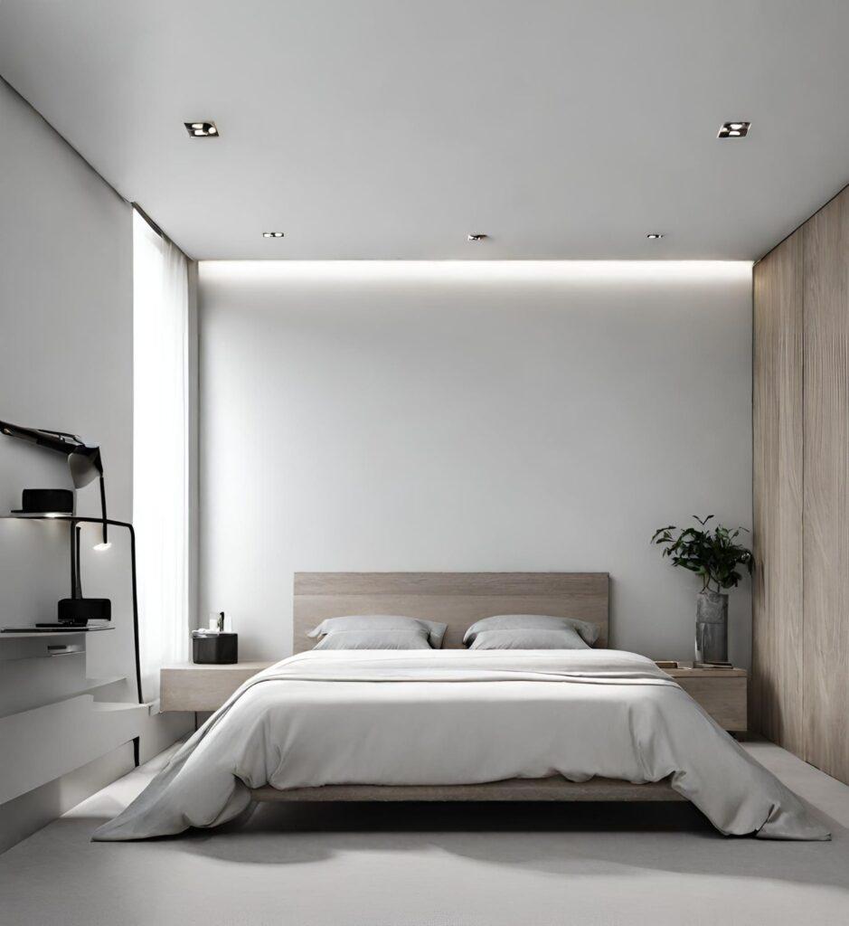 Minimalist⁤ Haven:⁣ A⁣ simple bedroom ‍design ⁤for ​ultimate relaxation​ and clarity