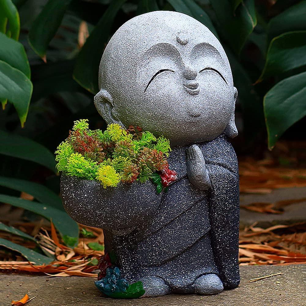 Thoughtfully placed sculptures inspire contemplation amid the Zen Gardens charm