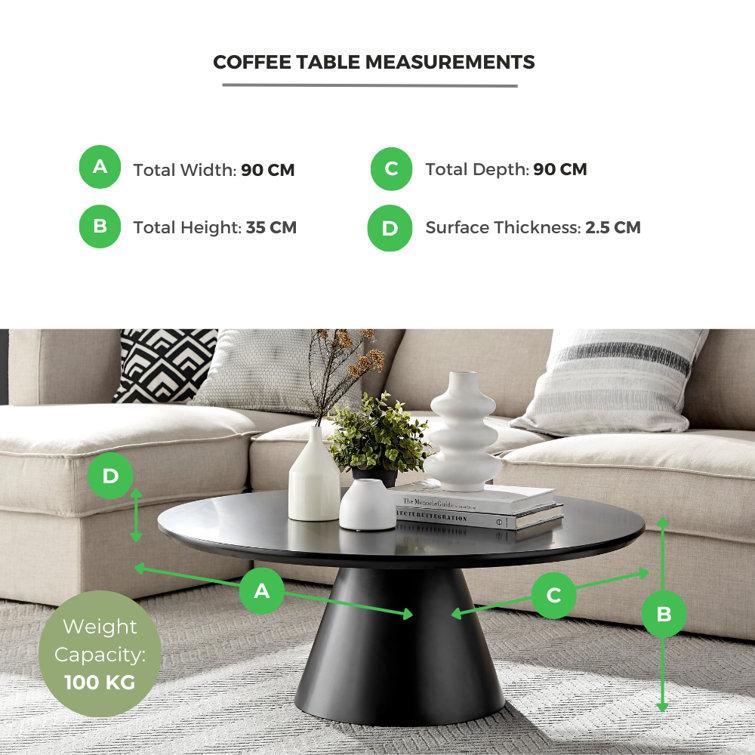 Statement coffee table as a centerpiece for functionality and style in ‍your living room