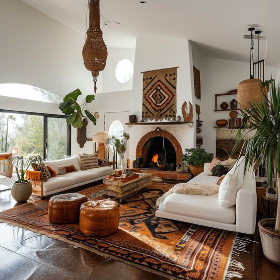 Inspiring Elements for a Cozy Boho Living Room