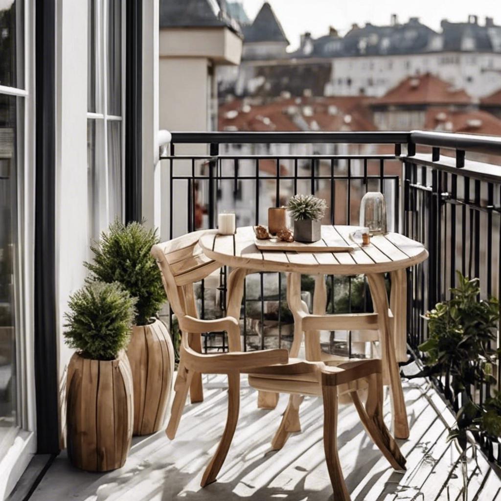 Choosing the Right ⁤Furniture for a Small Balcony