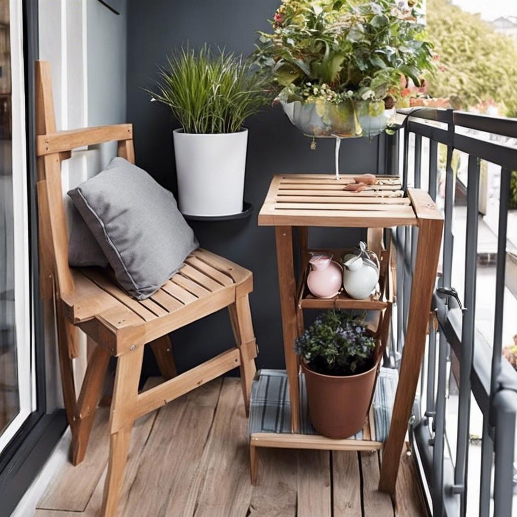 Clever Storage Solutions for a Tidy Small Balcony