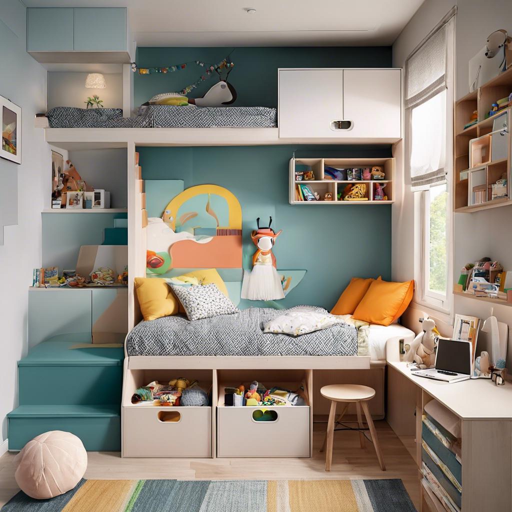 Clever Storage Solutions ​for Small Kids Rooms