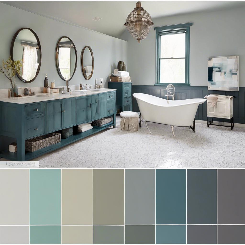 Color Palette Choices for a Small Bathroom