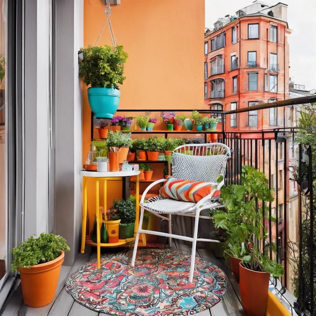 Color Schemes that Brighten Small ⁣Balcony Spaces