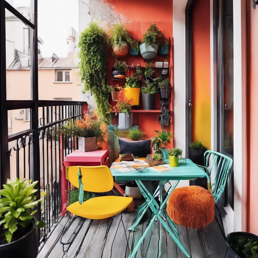 Color Schemes That Brighten ⁣Up a Small Balcony