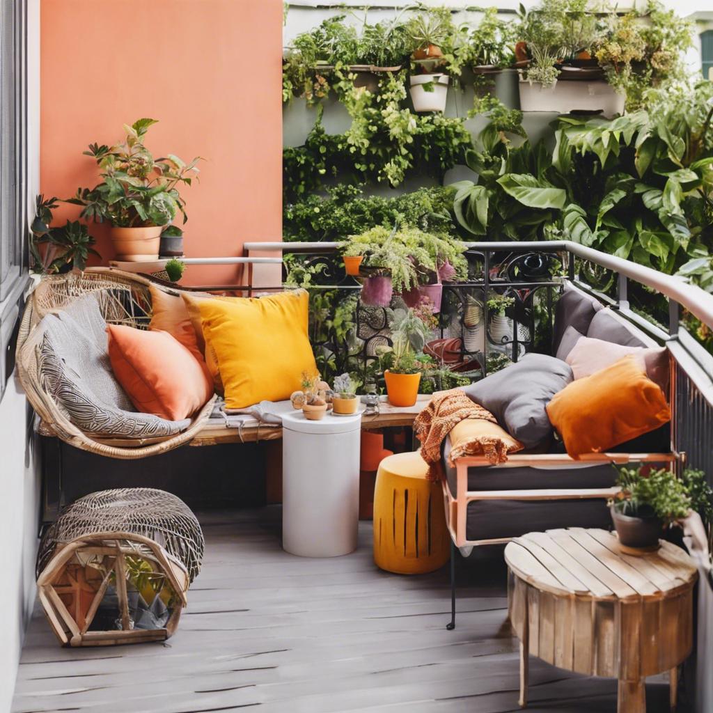 Color​ Schemes for Small Balconies that Pop