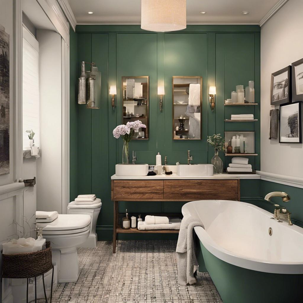 Color Schemes That Open Up Small Bathroom Areas