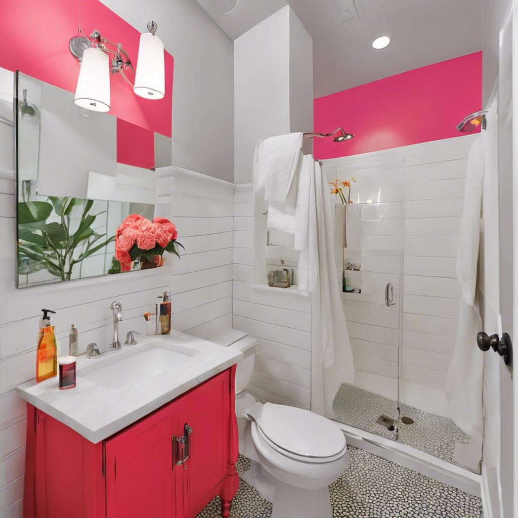 Colorful​ Accents ⁣that Brighten Up Small Bathrooms